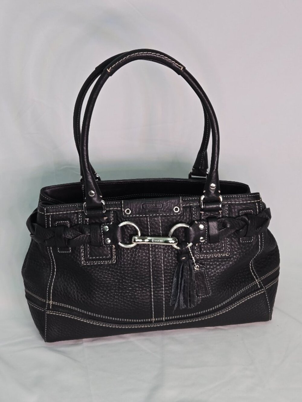 Coach Y2K Vintage Hampton Carryall Luxury Leather Business Tote